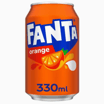 Fanta Orange 330ml Can